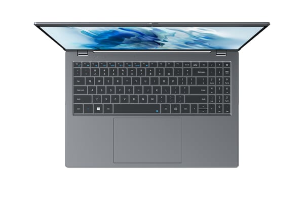 Chuwi GemiBook Plus Intel® N N100 Laptop 39,6 cm (15.6") Fuld HD 16 GB LPDDR5-SDRAM 512 GB SSD Wi-Fi 6 (802.11ax) Windows 11 Home Sort, Grå
