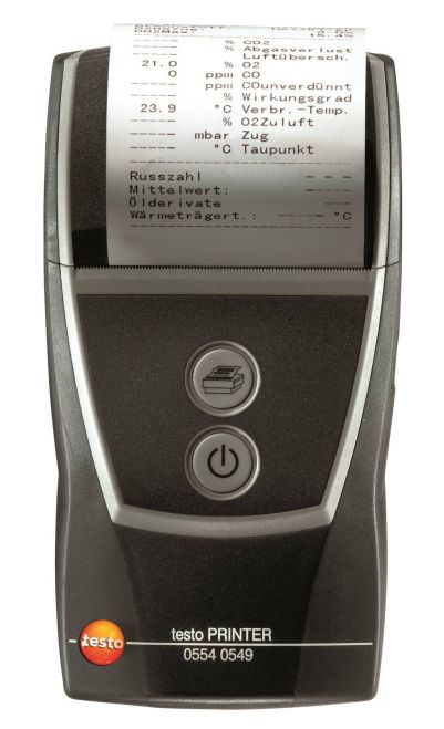 Miniatyrbild 2 av 3: Testo 0554 0549 POS-skrivare Kabel & Trådlös direkt termal Bärbar skrivare