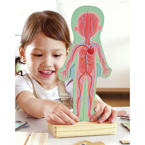 Hape Human Body Magnetic Puzzle Muotopalapeli Ihmiset