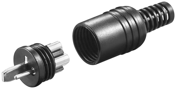 Goobay 11241 liitinjohto Loudspeaker plug Musta