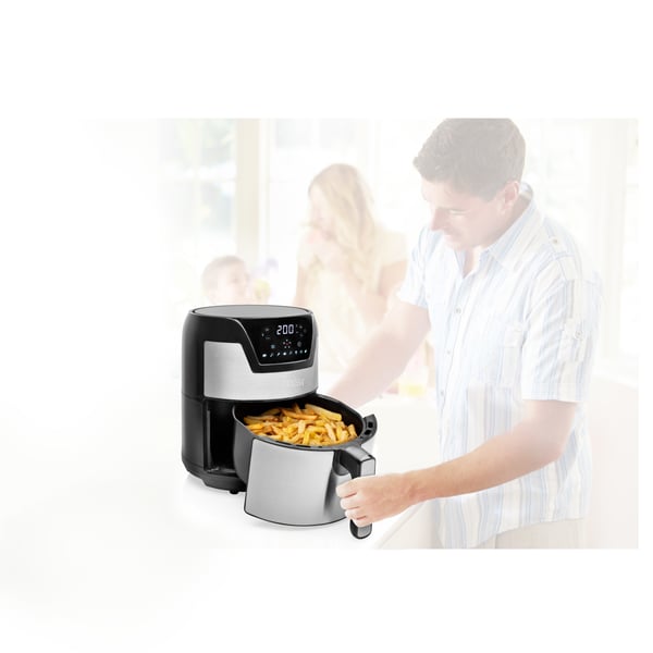 Miniatyrbild 19 av 21: Princess 182026 Single 4,5 l Fristående 1500 W Varmluftsfritös Silver