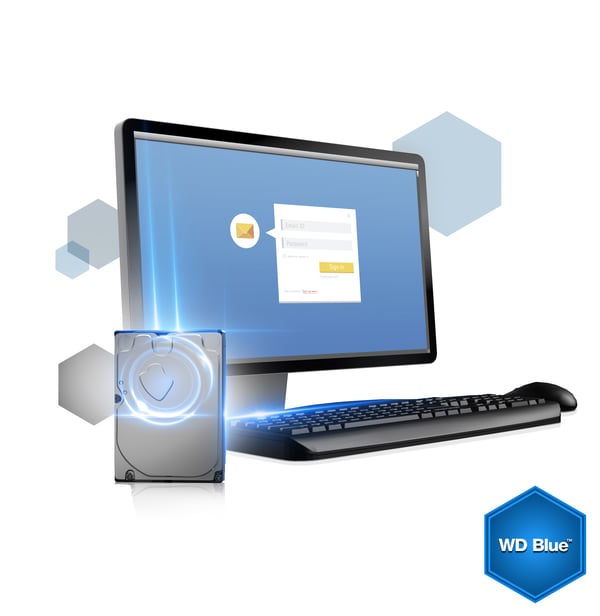 Western Digital Blue harddisk 500 GB 7200 rpm 32 MB 3.5" Serial ATA III