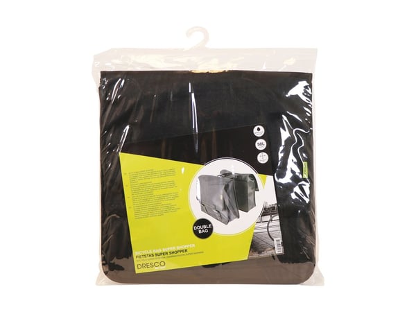 Miniatyrbillede 2 af 4: Dresco 5251706 cykeltaske & kurv Bagside 50 L Nylon, Plast Sort, Grøn