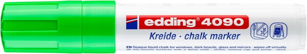 Edding 4090 kridt markør Mejsel Lysegrøn 1 stk