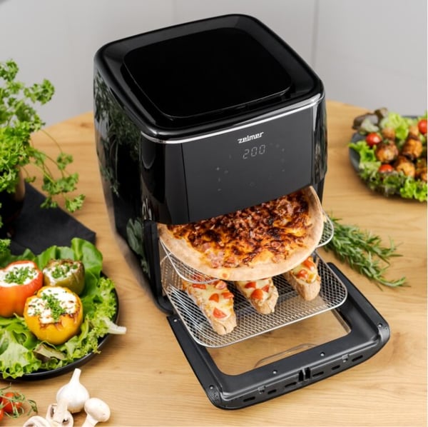 Zelmer ZAF7120 frituregryde Enkelt 12 L Enkeltstående 1700 W Lavfedt steger Sort