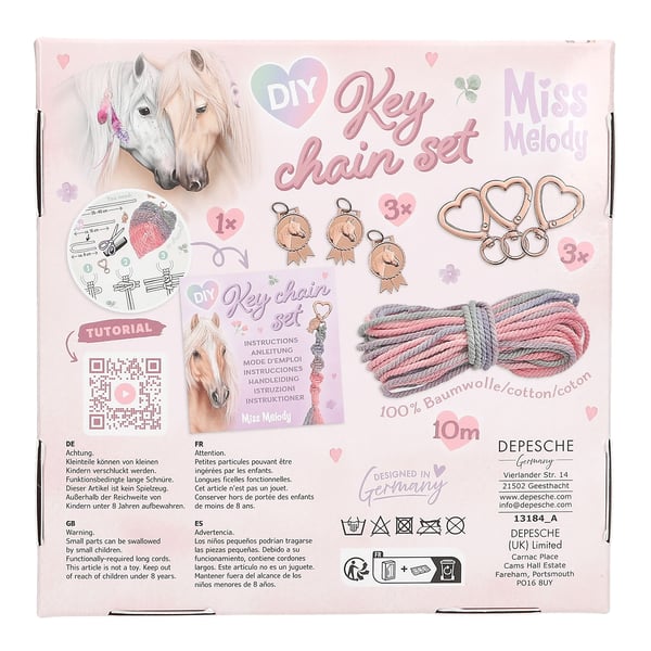 Miniatyrbillede 6 af 7: Miss Melody DIY Nøglering