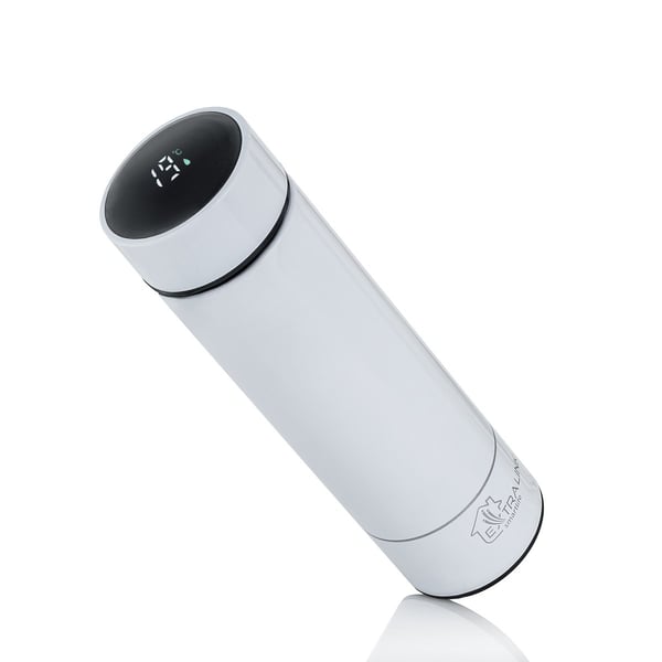 Miniatyrbillede 4 af 6: Extralink MUG-SMART500 WHITE rejsekrus 500 ml Hvid Rustfrit stål