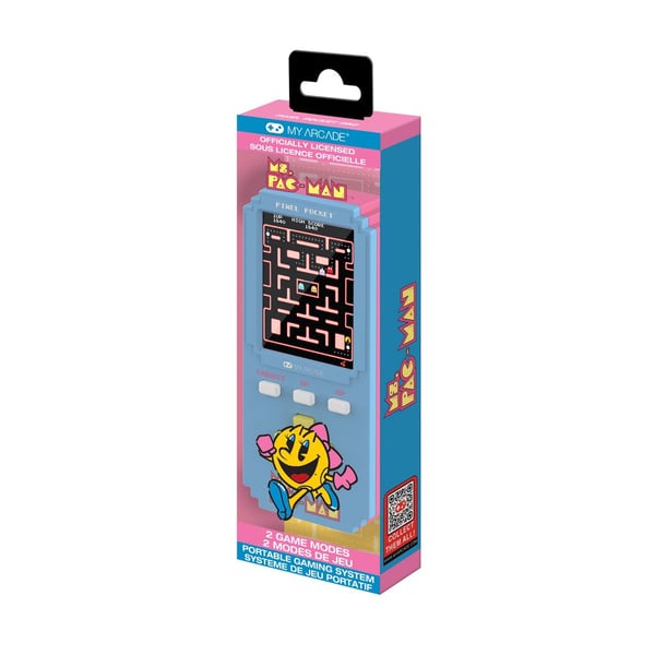 Pikkukuva 4 / 7: My Arcade Pixel Pocket Pro Ms.Pac-Man kannettava pelikonsoli 5,08 cm (2") Sininen, Vaaleanpunainen