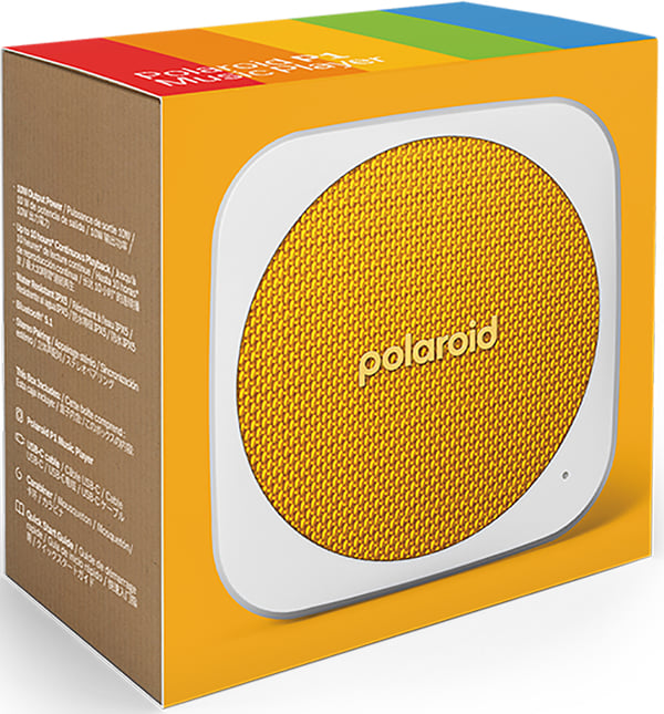 Polaroid PLRMUSICP19080YLW bärbara högtalare och partyhögtalare Vit, Gul