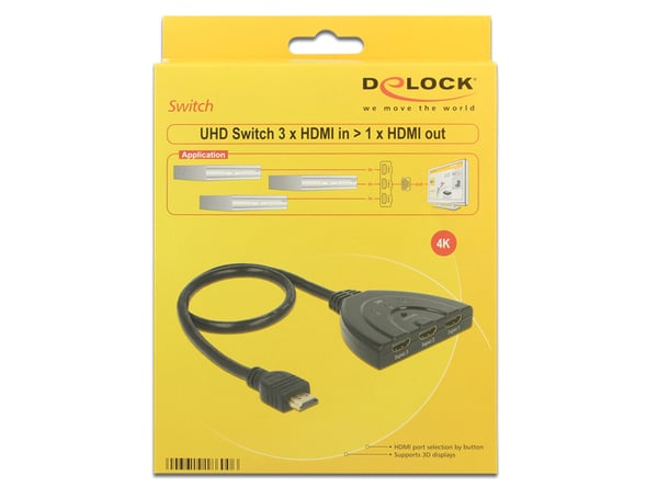 DeLOCK 18600 bild-switchar HDMI
