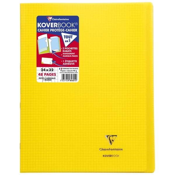 Miniatyrbillede 3 af 11: Clairefontaine 984601C blok og notesblok 24 ark
