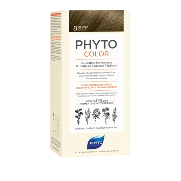PHYTO PHYTOCOLOR 8 Blond Clair hårfärg 112 ml