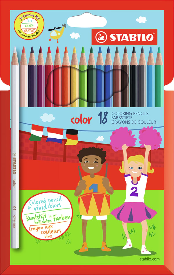 STABILO Color Multifärg 18 styck STABILO Color Multifärg 18 styck