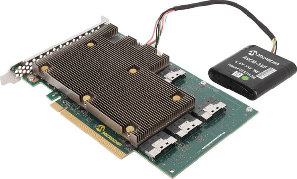 Microchip Technology SmartRAID 3258Up-32i/e RAID-ohjain PCI Express x16 4.0 24 Gbit/s Microchip Technology SmartRAID 3258Up-32i/e RAID-ohjain PCI Express x16 4.0 24 Gbit/s