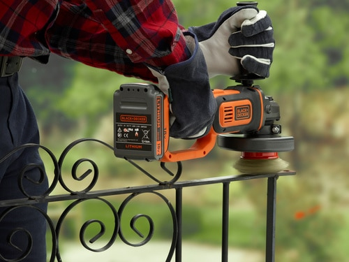 Miniatyrbillede 4 af 9: Black & Decker BCG720N vinkelsliber 12,5 cm 8600 rpm