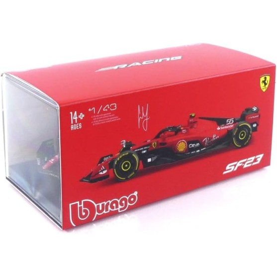 Miniatyrbild 4 av 4: BBURAGO Ferrari F1 SF Modellsportbil Förmonterad 1:43