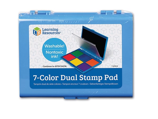 Learning Resources 7-Colour Dual Stamp Pad