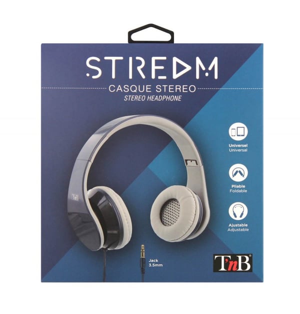 Miniatyrbild 3 av 4: T'nB CSSTREAMBL hörlur och headset