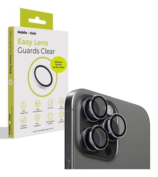 Mobile Origin Easy Lens Kameran linssisuoja Apple 1 kpl