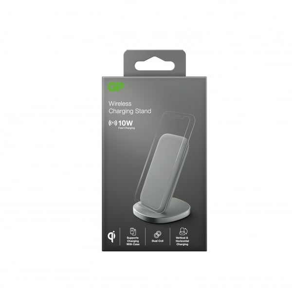 GP Batteries QS0A Älypuhelin Harmaa USB Langaton lataaminen Sisätila