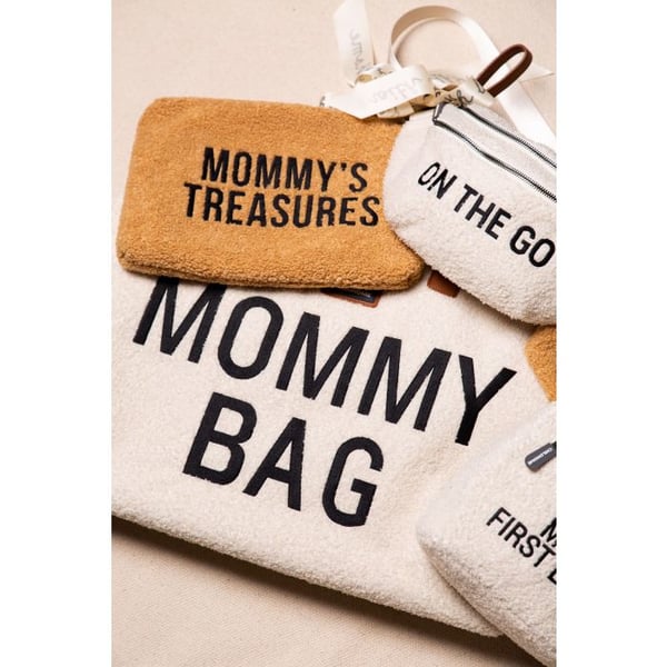 Childhome Mommy Bag Handväska Svart, Brun, Vit Nylon, Polyester