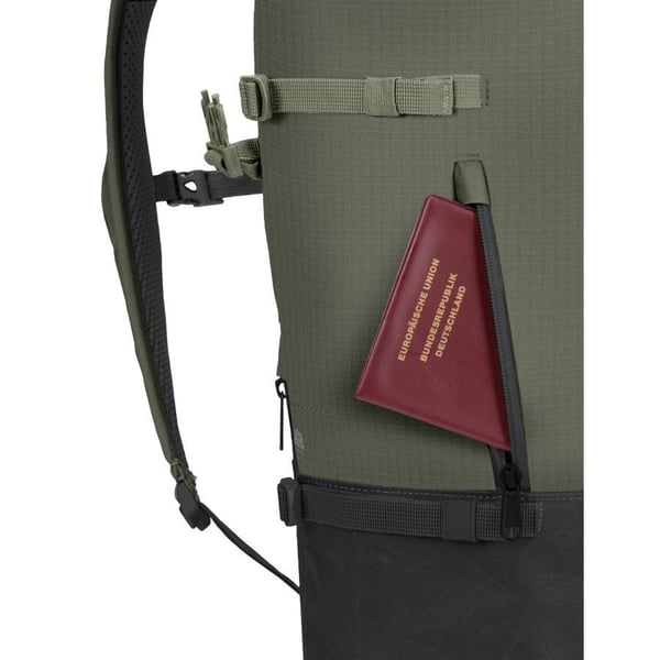 Pikkukuva 7 / 13: VAUDE CityGo 23 II Daypack reppu Arkireppu Khaki Polyesteri, Polyuretaani (PU)