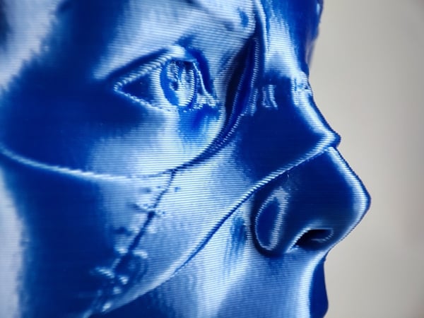 Miniatyrbillede 5 af 5: AzureFilm FL171-5020 3D print materiale Silke Blå 1 kg