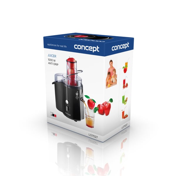 Concept LO7027 juicepress Juicecentrifug 1000 W Svart