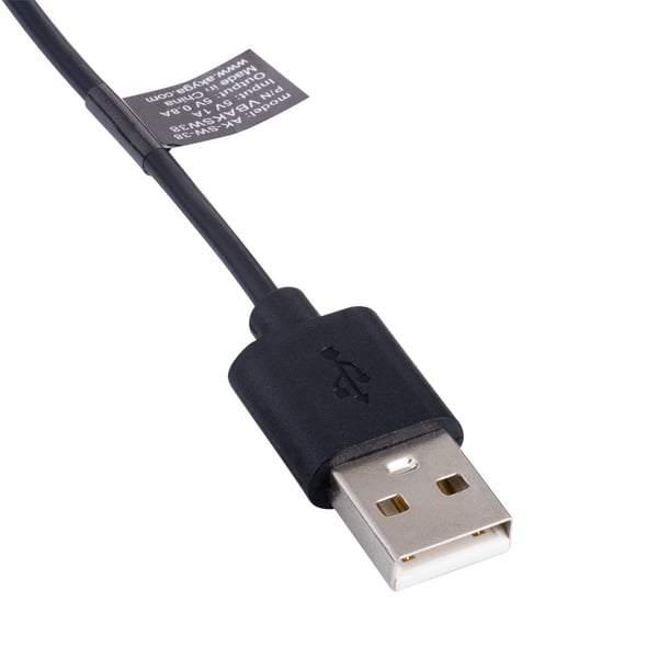 Akyga AK-SW-38 mobilladdare Smartwatch Svart USB inomhus