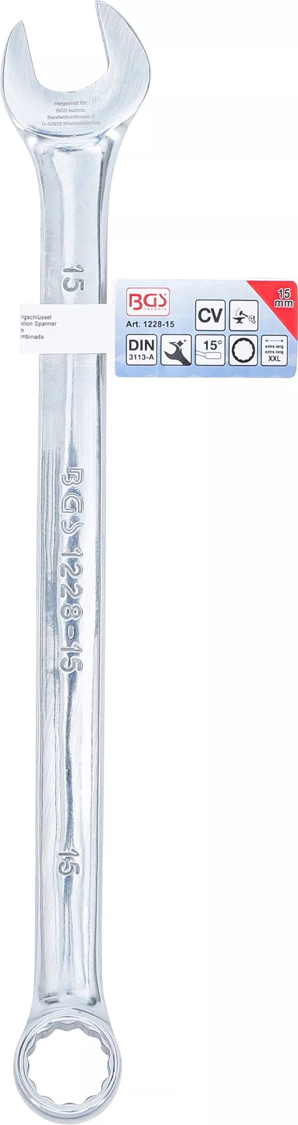 Pikkukuva 3 / 5: BGS technic Combination Spanner
