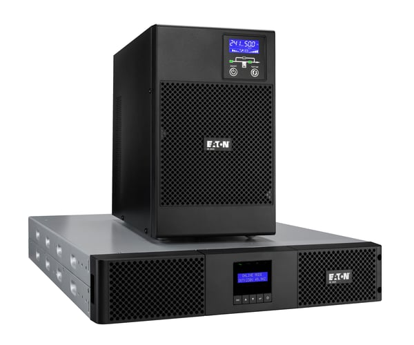 Eaton 9E1000IR UPS-enhed Dobbeltkonvertering (online) 1 kVA 900 W 4 AC stikkontakt(er)
