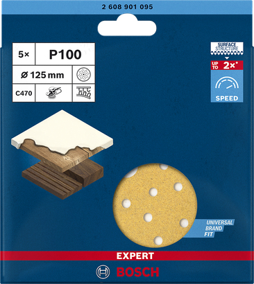 Miniatyrbild 4 av 5: Bosch Expert C470 5 styck Slipskiva