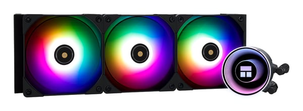 Miniatyrbillede 1 af 8: Thermalright Frozen Notte 360 ARGB V2 Processor Alt-i-en væskekøler 12 cm Sort 1 stk