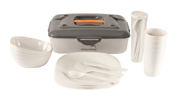 Miniatyrbillede 1 af 4: Easy Camp Cerf Picnic Box M camping tallerken Plast 4 person(er) Sæt