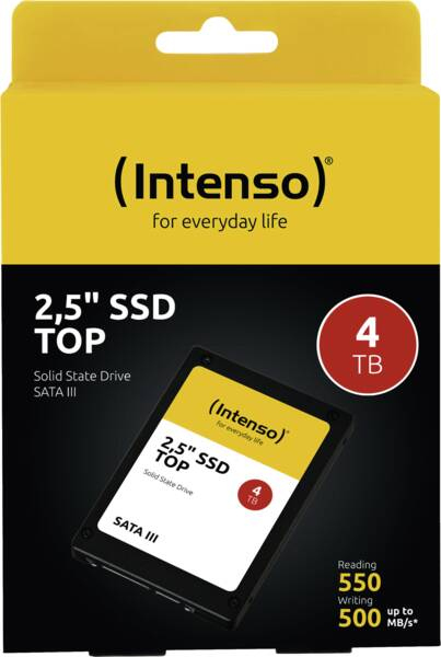Pikkukuva 2 / 2: Intenso sisäinen SSD 4TB SATA 3 TOP