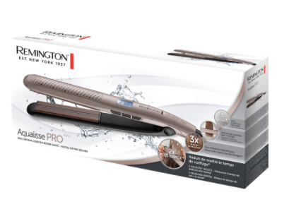 Remington Aqualisse Pro Suoristusrauta Musta, Ruskea