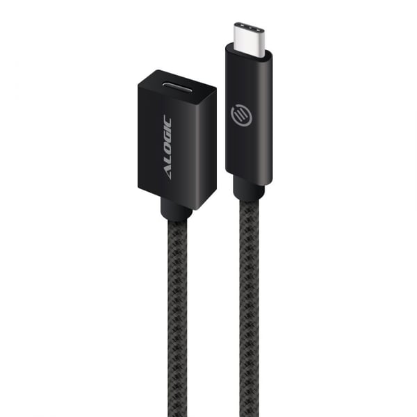 Miniatyrbild 2 av 3: ALOGIC MU31CC-EXT-050BLK USB-kablar USB 3.2 Gen 2 (3.1 Gen 2) 0,5 m USB C 10 Gbit/s Svart