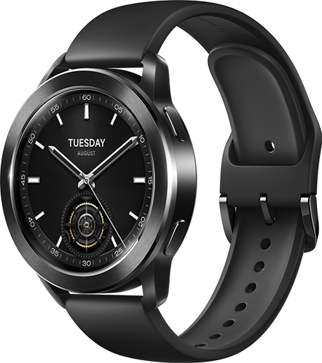 Xiaomi Watch S3 3,63 cm (1.43") AMOLED 47 mm Digitaalinen 466 x 466 pikseliä Kosketusnäyttö Musta GPS (satelliitti)