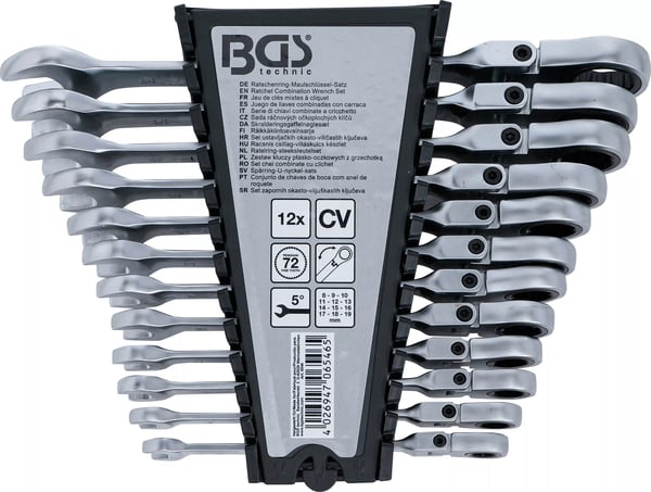 BGS technic Ratchet Combination Wrench Set