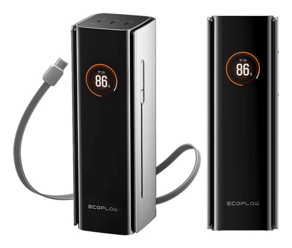 EcoFlow EF-RAPIDPRO27K-EU powerbank Lithium 27650 mAh Sort