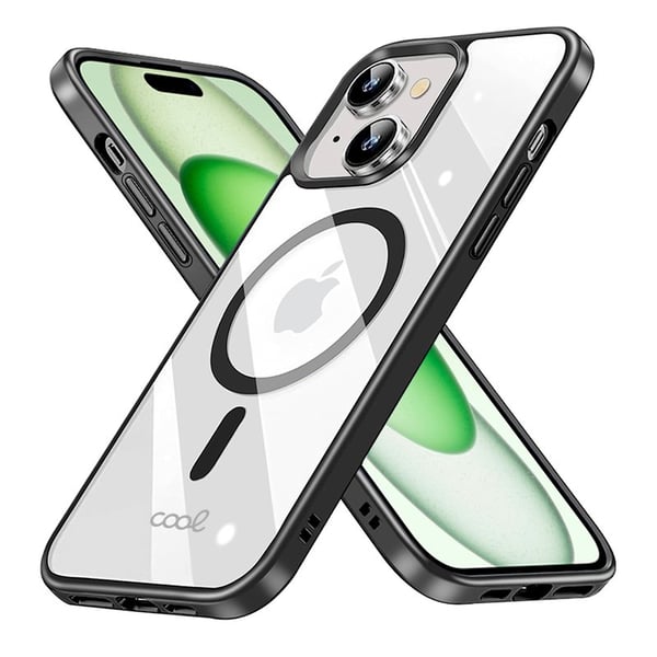 COOL Accesorios COOL mobiltelefon etui 17 cm (6.7") Cover Sort, Transparent