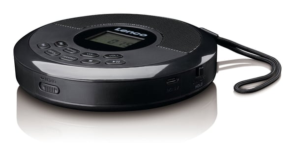 Lenco CD-340BK Musta Kannettava CD-soitin