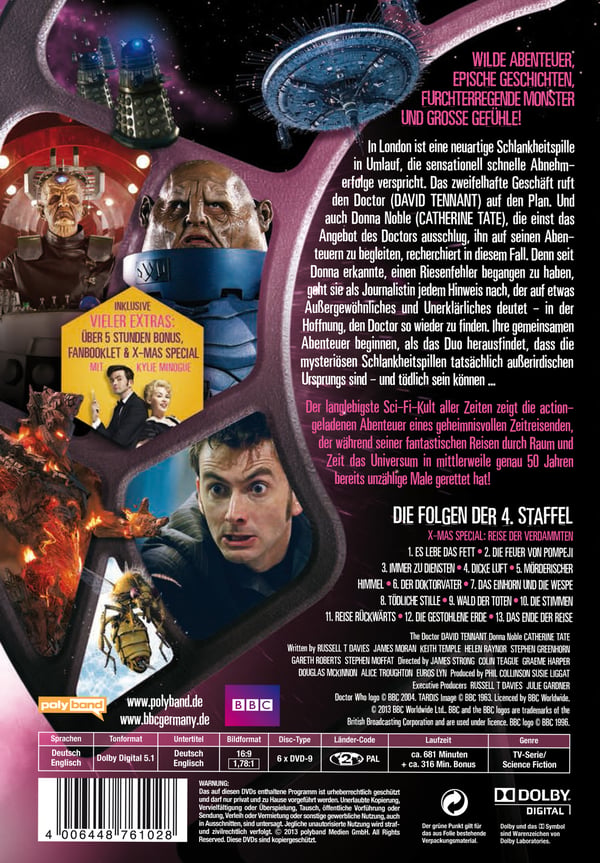 polyband Doctor Who DVD Tysk, Engelsk