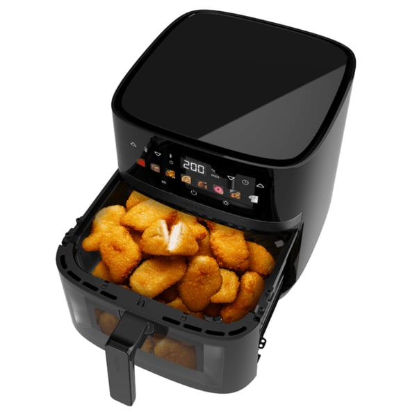 Cecotec Cecofry&Grill Duoheat 8000 Single 8 l Fristående 2200 W Varmluftsfritös Svart