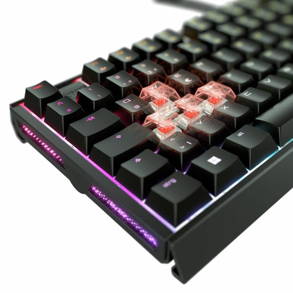CHERRY XTRFY MX 3.1 tastatur Spil USB AZERTY Fransk Sort