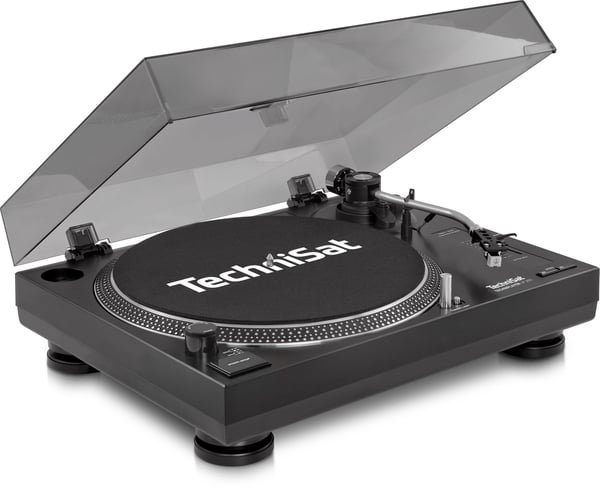 TechniSat TechniPlayer LP 300 Suoravetolevysoitin Musta, Hopea