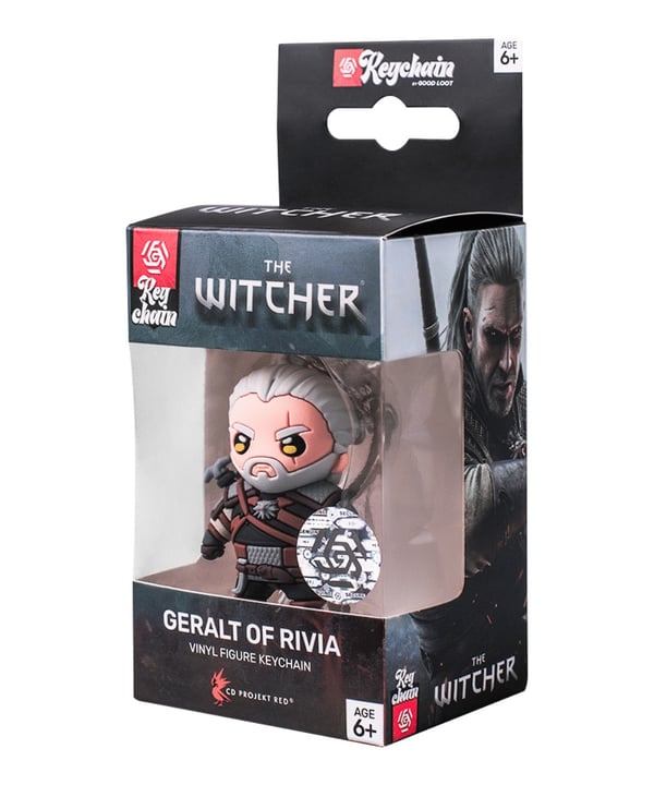 Miniatyrbillede 2 af 2: Cenega The Witcher Geralt of Rivia Good Loot 3D Keychain