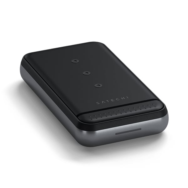 Satechi ST-UCDWPBSM akku- ja paristolaturi 10000 mAh Langaton lataaminen Harmaa Satechi ST-UCDWPBSM akku- ja paristolaturi 10000 mAh Langaton lataaminen Harmaa