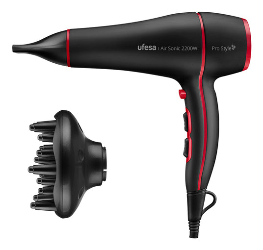 Ufesa 60306077 hiustenkuivain 2200 W Musta