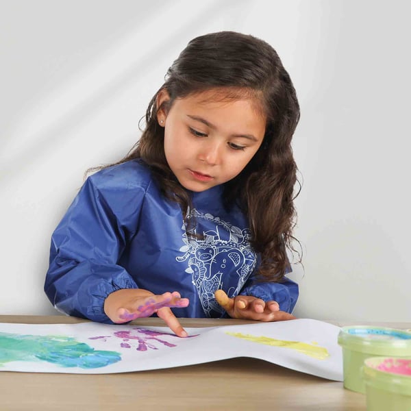 SES Creative SES Children's Set of Four Eco Fingerpaints vesiliukoinen sormiväri Sininen, Vihreä, Punainen, Keltainen